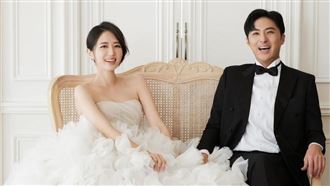 洪詩絕美婚紗照曝光　見到李運慶快哭出來