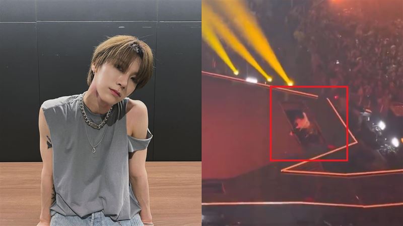 SBS歌謠／男星摔下台　15秒影片百萬觀看