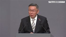 ▲第二場總統電視政見會會後柯文哲受訪