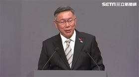 ▲第二場總統電視政見會會後柯文哲受訪