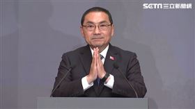 ▲第二場總統電視政見會會後侯友宜受訪