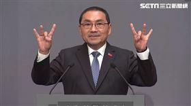 ▲第二場總統電視政見會會後侯友宜受訪