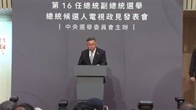 ▲第二場總統電視政見會會後柯文哲受訪