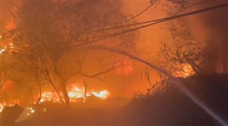龜山冷媒工廠大火！濃煙漫國道　3人送醫