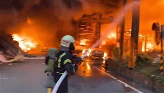 桃園冷媒工廠大火　1女被燒死在浴室