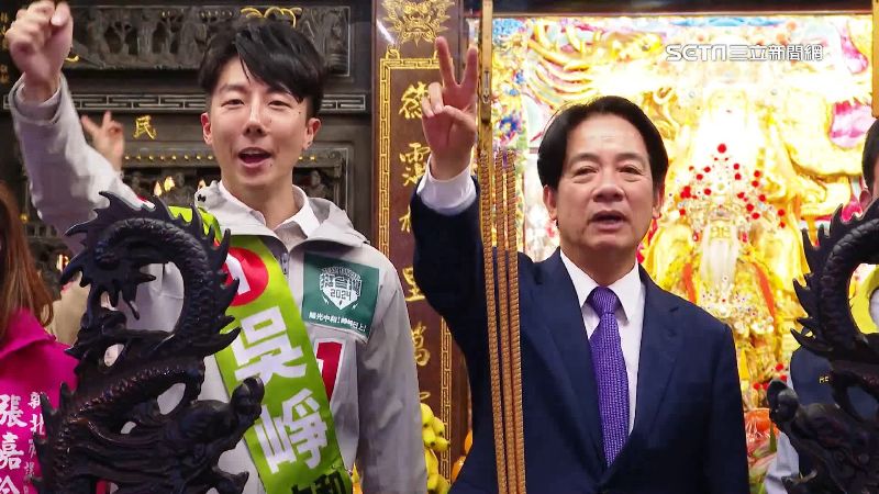 賴清德六度赴中和　助攻吳崢守關鍵一席