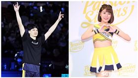 ▲新北中信特攻球員謝亞軒熱戀PS女孩陳波波。（圖／記者劉彥池、楊澍攝影）