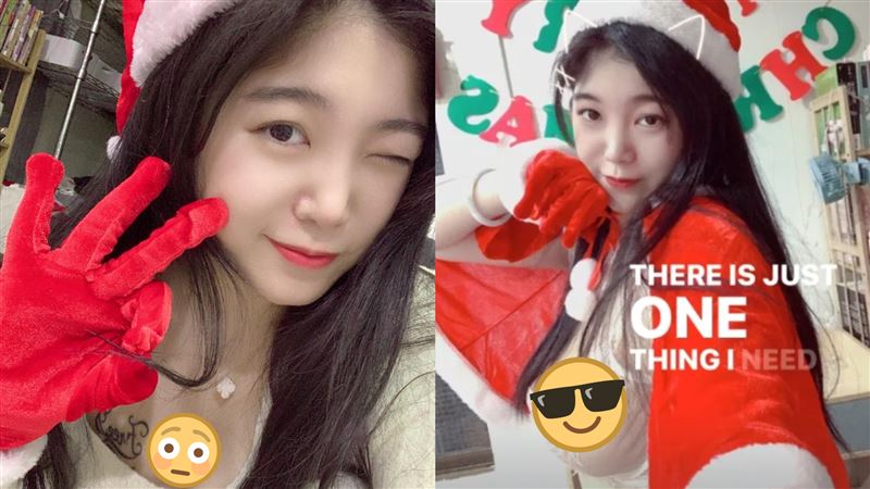 28歲候選人變聖誕辣婆　曬蕾絲內搭全看光