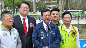 行政院副院長鄭文燦今（27）日上午出席「土城司法園區區段徵收公共工程」祈福動土典禮。（圖／行政院提供)