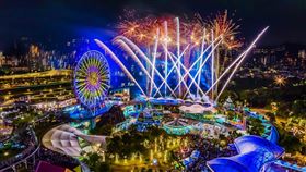 跨年,煙火,兒童樂園(台北捷運公司 提供)