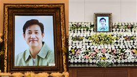 李善均靈堂。（圖／翻攝自微博）