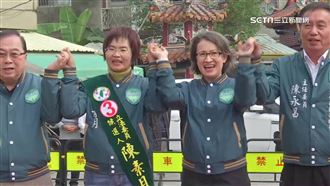 襪子故鄉助選　蕭美琴讚陳素月「金骨力」