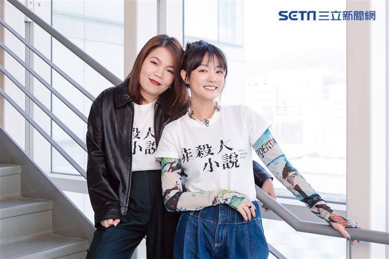 《非殺人小說》王淨、導演柯貞年三立新聞網專訪。（圖／記者楊澍攝影）