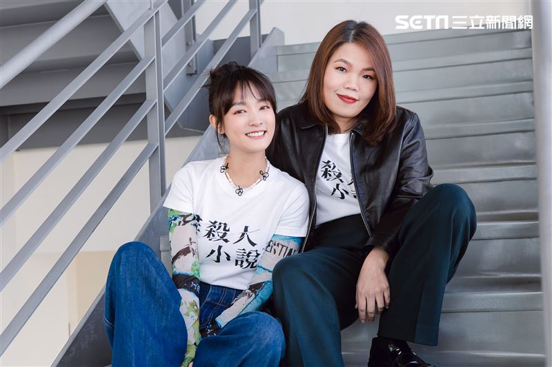 《非殺人小說》王淨、導演柯貞年三立新聞網專訪。（圖／記者楊澍攝影）