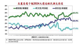 民調。（圖／美麗島電子報提供）