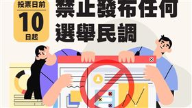 勿以假民調或不符規定之民調干擾選舉　投票日前10日起禁止發布任何民調（業配勿用）