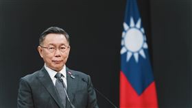 ▲第三場總統電視政見會柯文哲侯友宜賴清德（圖／民眾黨提供）