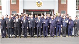 警政署長訪視花警 期勉落實選前安維及查賄工作。翻攝畫面