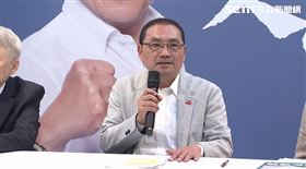 ▲侯友宜出席民進黨毀人名節、無血無淚記者會