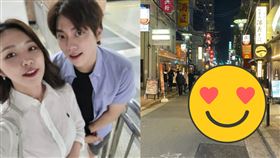 ▲《換乘戀愛》第二季情侶海恩與賢奎。（圖／翻攝自微博）