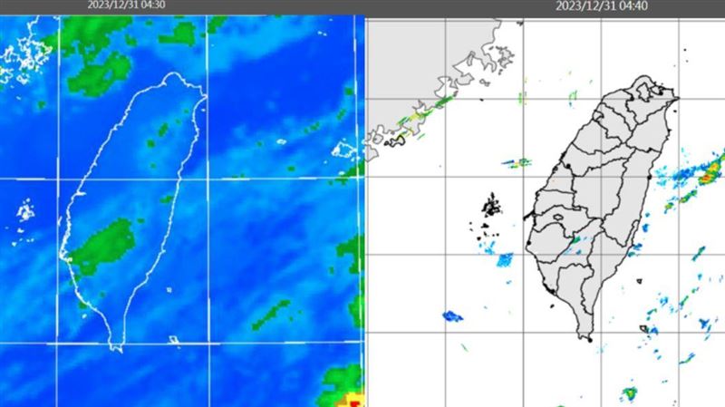迎風有雨入夜雨停!跨年、迎曙光宜添衣