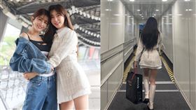 安芝儇離開林岱縈活動後，秒閃機場返回南韓。