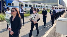  台鐵局長杜微、交通部長王國材出席0402太魯閣號事故追思會,台鐵提供