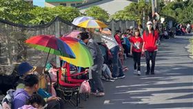 紫南宮錢母人潮（翻攝畫面）