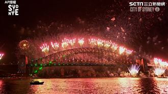 百萬人擠進雪梨港　12分鐘煙火迎2024年