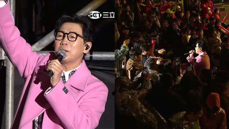 品冠首登上花蓮跨年　台下人海包圍超壯觀