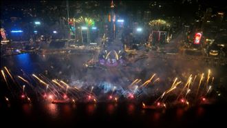 香港喜迎2024！維多利亞港煙火秀超震撼