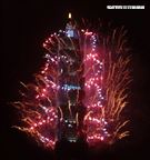 2024台北101跨年煙火。（圖/記者邱榮吉攝影）