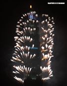 2024台北101跨年煙火。（圖/記者邱榮吉攝影）