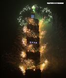 2024台北101跨年煙火。（圖/記者邱榮吉攝影）