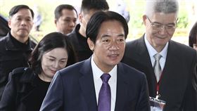 ▲賴清德抵辯論會場（圖／記者邱榮吉攝影）