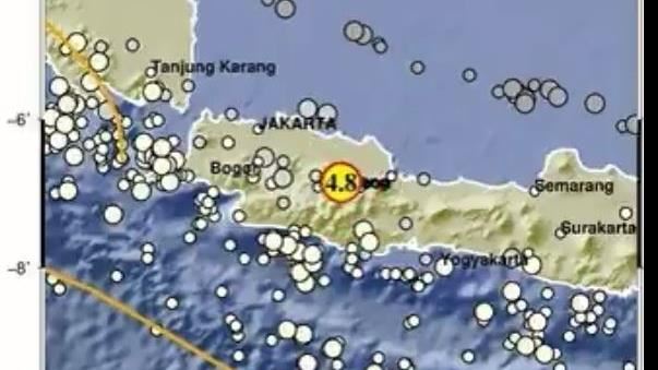 印尼西爪哇震不停　規模最大4.8地震3人傷