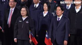 英文賴清德出席元旦升旗蔡