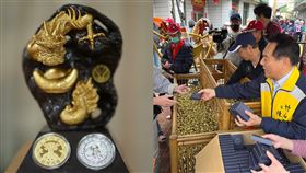 紫南宮龍年錢母,排隊人潮。廟方+竹山鎮長陳東睦臉書