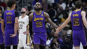 詹姆斯,湖人,鵜鶘,美聯社,達志影像