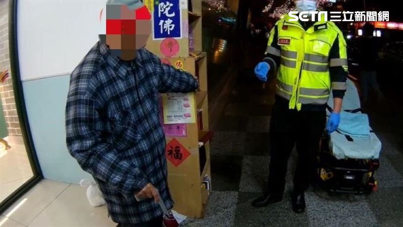 紅帽翁躲超商2天　警關心發現有洋蔥