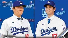 ▲大谷翔平與山本由伸今年同時加入道奇，分別選了17與18號的背號。（圖／翻攝自MLB SHOP網站）