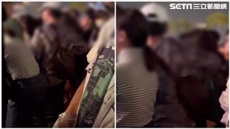 高雄跨年持刀烏龍！白帽男掏筆畫面曝