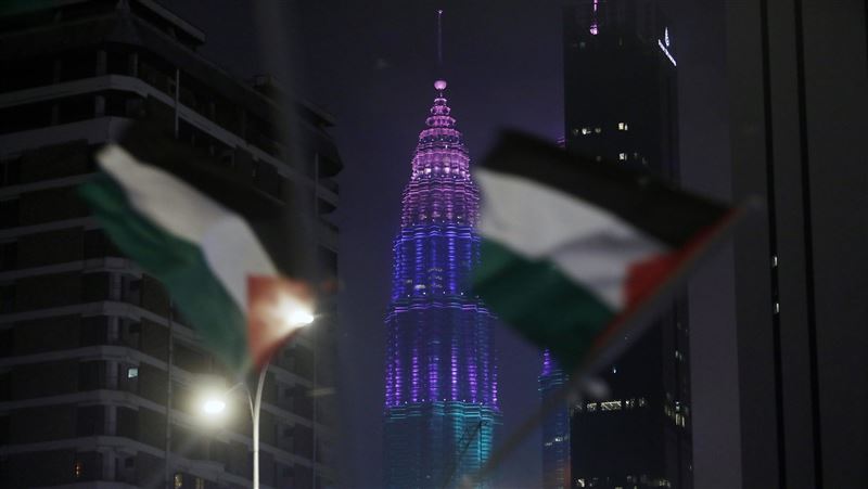 大馬聲援巴勒斯坦　雙峰塔取消跨年煙火秀