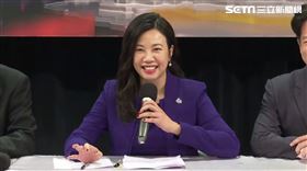 ▲副總統辯論會吳欣盈會後受訪談話（圖／記者許皓婷攝影）