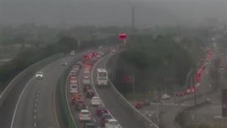 國道收假「3路段」紫爆　車速僅剩9km