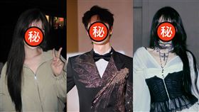 虞書欣（左起）、王一博、宋茜。（圖／翻攝自微博）