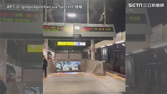 日本金澤車站狂搖！乘客被震倒下秒突斷電