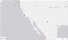 洛杉磯近海發生規模4.1地震！暫無傷亡傳出 翻攝自usgu