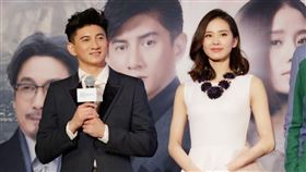 吳奇隆（左）和劉詩詩（右）結婚8年。（圖／翻攝自微博）