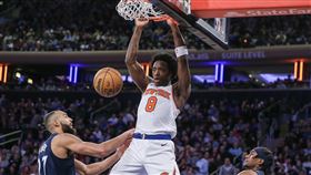 ▲阿努諾比（OG Anunoby）尼克初登場，球隊中止3連敗。（圖／路透社／達志影像）